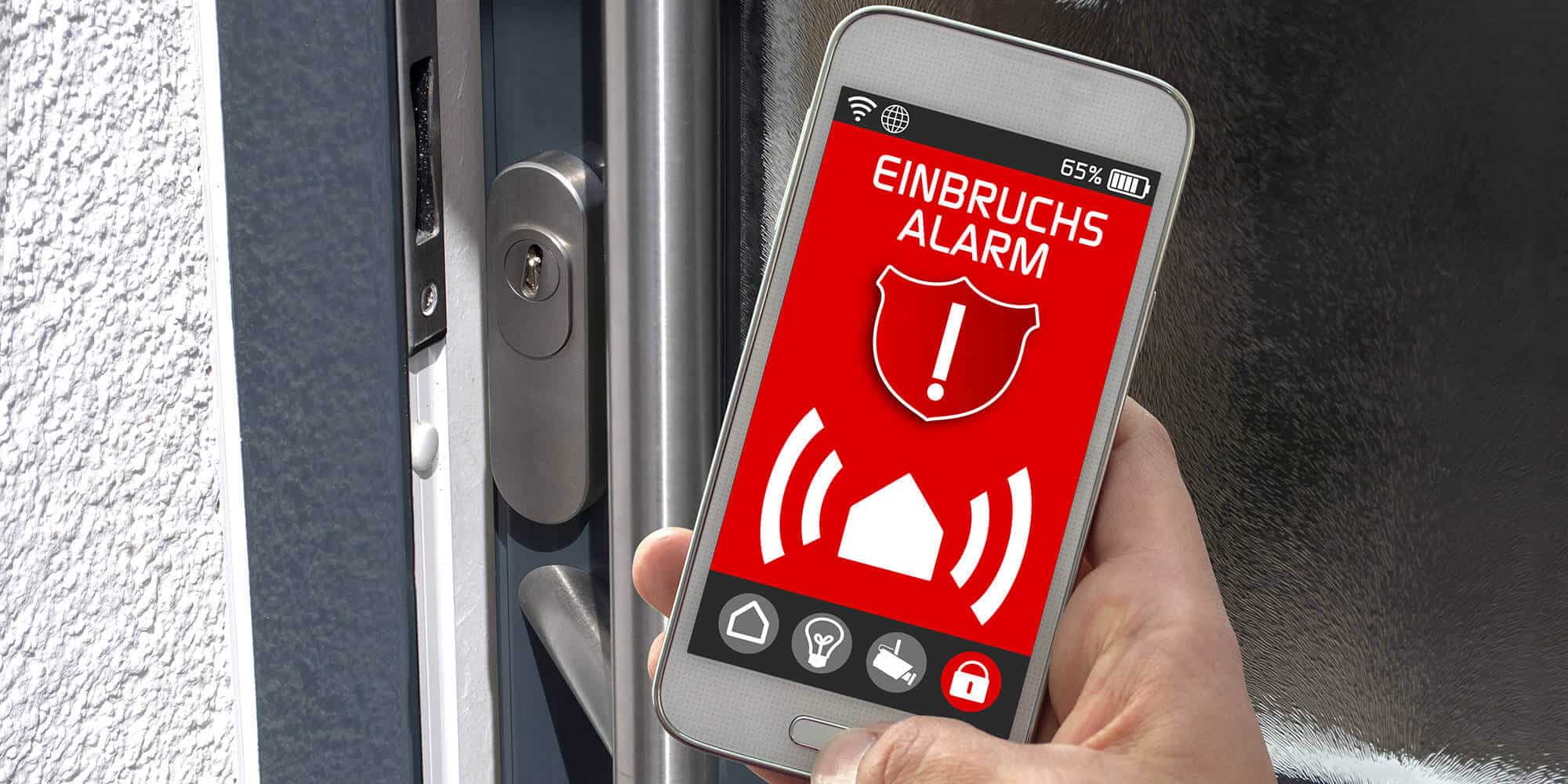 KNX Fenster Sicherung am Handy